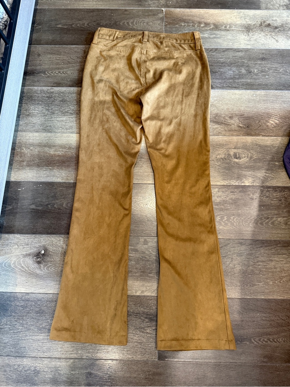 American Eagle Outfitters Women's Brown Faux- Suede Pants - Picture 4 of 4